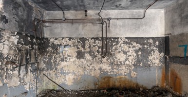 360 HDRI panorama of Abandoned Hospital in high 30k resolution - winter ...