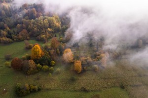 Aerial Mountains - Autumn