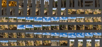 BODIAM CASTLE - TOP VIEW