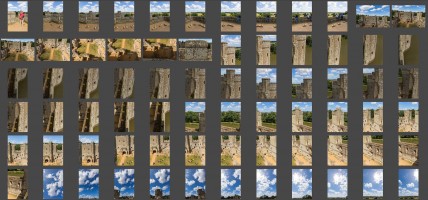 BODIAM CASTLE - TOP VIEW