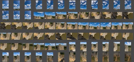 BODIAM CASTLE - TOP VIEW