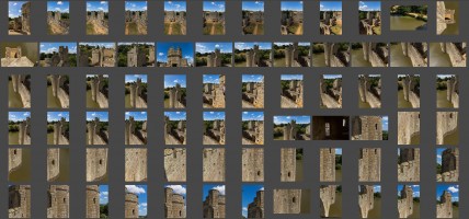 BODIAM CASTLE - TOP VIEW