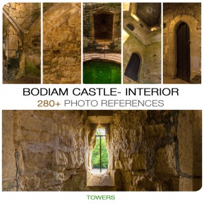 BODIAM CASTLE - TOWERS INTERIOR