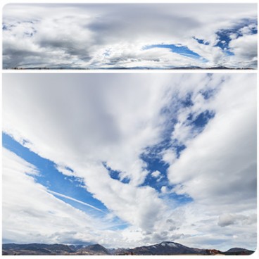 Cloudy Mountains 8734 (30k) Panoramas
