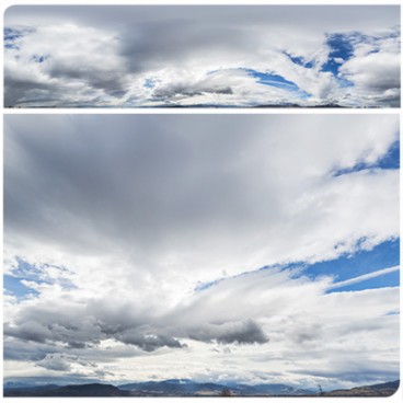 Cloudy Mountains 8777 (30k) Panoramas