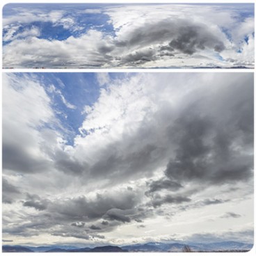 Cloudy Mountains 9293 (30k) Panoramas