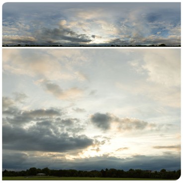 Cloudy Sunset 0542 (30k) HDRI Panoramas