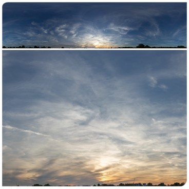 Cloudy Sunset 4698 (30k) Panoramas