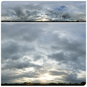 Cloudy Sunset 9485 (30k) HDRI Panoramas