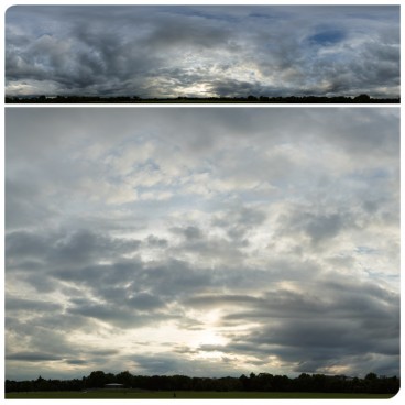 Cloudy Sunset 9893 (30k) HDRI Panoramas
