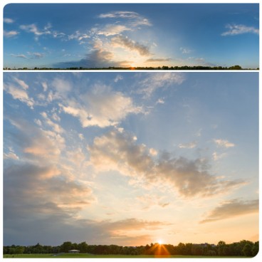 Golden Sunset 3999 (30k HDRI) Panoramas