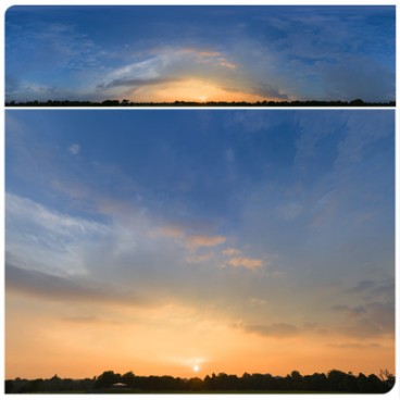 Golden Sunset 5095 (47k) HDRI Panoramas