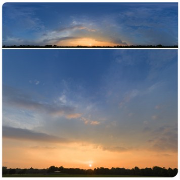 Golden Sunset 5148 (30k) HDRI Panoramas