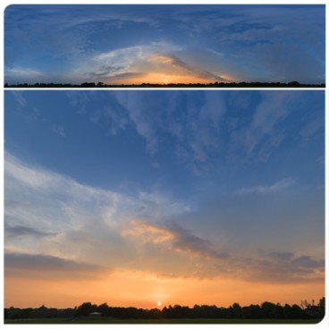 Golden Sunset 5359 (30k) HDRI Panoramas