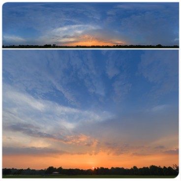Golden Sunset 5468 (64k) HDRI Panoramas