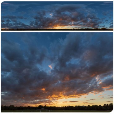 Golden Sunset 7304 (30k) HDRI Panoramas