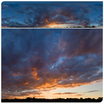 Golden Sunset 7403 (50k) HDRI Panoramas