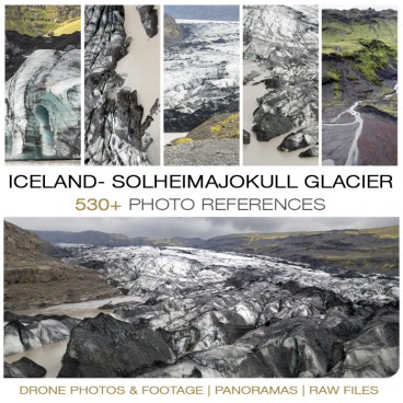 Iceland- Solheimajokull Glacier Photo Packs