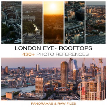 London Eye- Rooftops Photo Packs