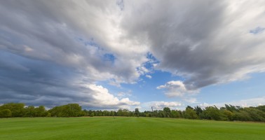 360 HDRI panorama of Rainy Clouds in high 30k, 15k or 4k resolution