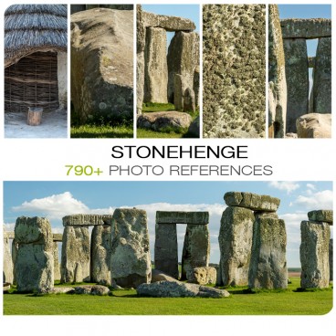 Stonehenge, photo references and panoramas