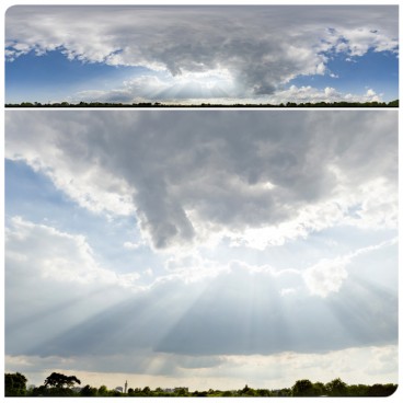 Storm & God Rays 0308 (30k HDRI) Panoramas