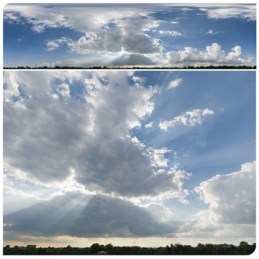 Storm & God Rays 1040 (30k HDRI) Panoramas