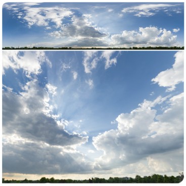 Storm & God Rays 1287 (30k HDRI) Panoramas