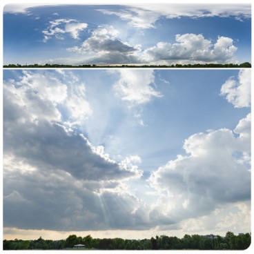 Storm & God Rays 1370 (30k HDRI) Panoramas