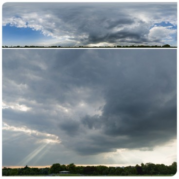 Storm & God Rays 2013 (30k HDRI) Panoramas