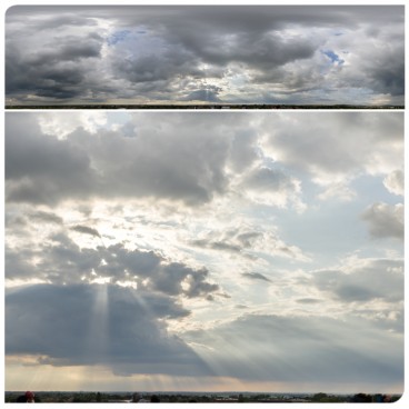 Stormy God Rays 1071 (30k) HDRI