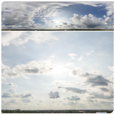 Sunny Clouds 0385 (30k) HDRI Panoramas