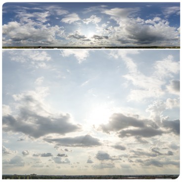 Sunny Clouds 0454 (30k) HDRI Panoramas