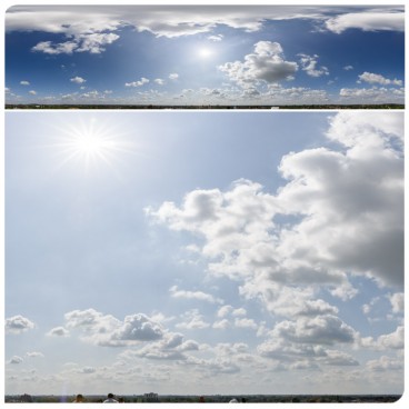 Sunny Clouds 7147 (30k) HDRI Panoramas