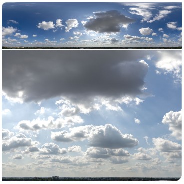 Sunny Clouds 7396 (60k) HDRI 