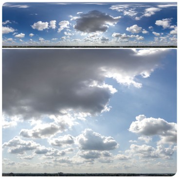 Sunny Clouds 7576 (30k) HDRI Panoramas