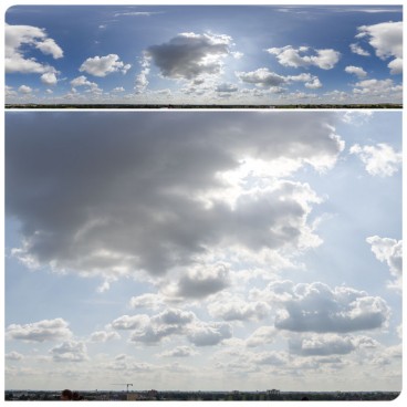 Sunny Clouds 7717 (30k) HDRI Panoramas