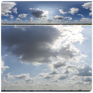 Sunny Clouds 7741 (60k) HDRI Panoramas