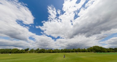 360 HDRI panorama of sunny clouds in high 30k, 15k or 4k resolution