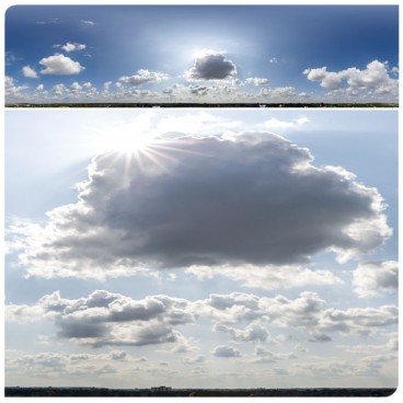 Sunny Clouds 7999 (30k) HDRI 