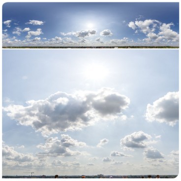 Sunny Clouds 8209 (30k) HDRI Panoramas