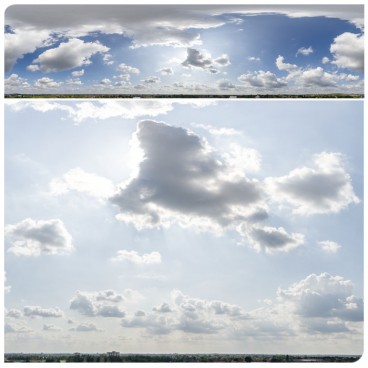 Sunny Clouds 8897 (30k) HDRI Panoramas