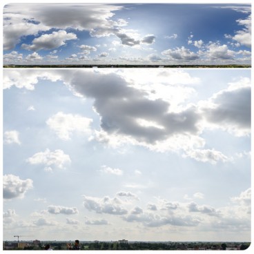 Sunny Clouds 8969 (30k) HDRI Panoramas