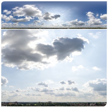 Sunny Clouds 9038 (30k) HDRI Panoramas