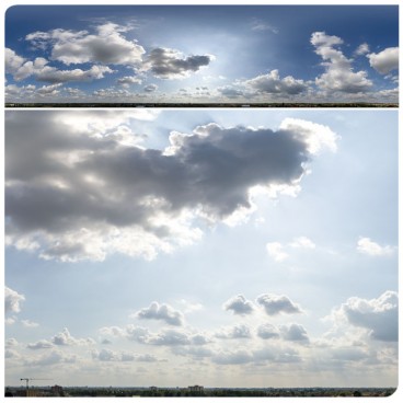 Sunny Clouds 9061 (58k) HDRI