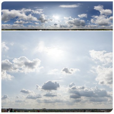 Sunny Clouds 9126 (30k) HDRI Panoramas