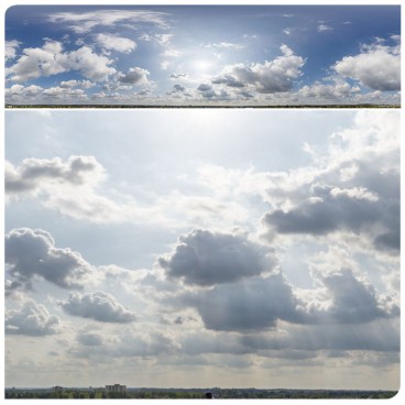 Sunny Clouds 9192 (30k) HDRI Panoramas