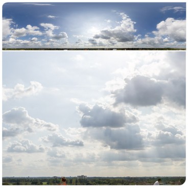 Sunny Clouds 9258 (30k) HDRI 