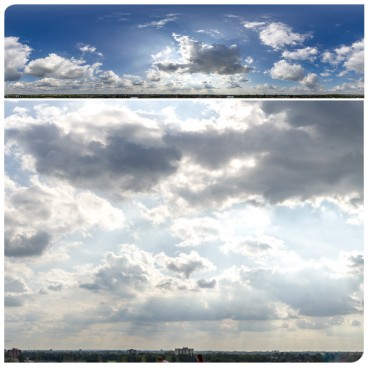 Sunny Clouds 9637 (30k) HDRI