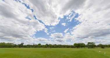 360 HDRI panorama of sunny clouds in high 30k, 15k or 4k resolution